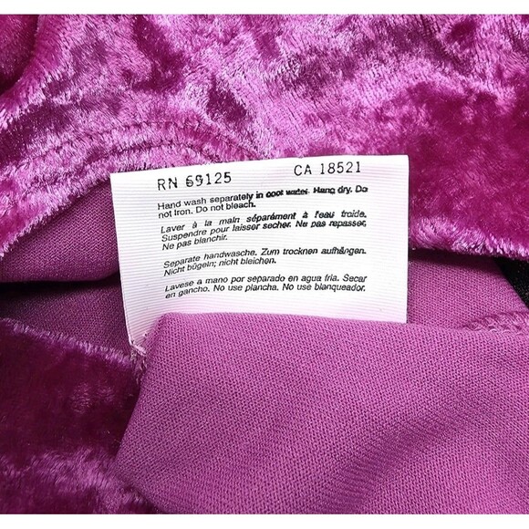 Gilda Marx VTG High Neck Velvet Keyhole Mesh Skate Dress Fuchsia Adult XS (Y/J) - Picture 11 of 12